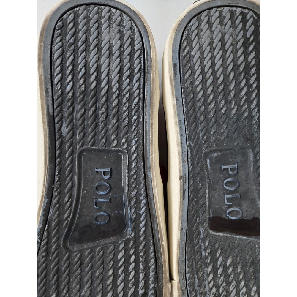 Polo Ralph Lauren Men's 10.5D Thorton III Canvas Aloha Hawaiian‎ Lace Up Flats - Picture 10 of 11